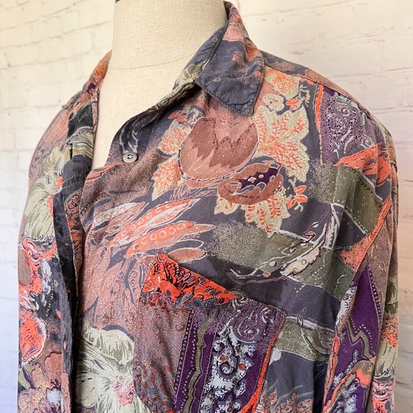 80's Abstract Shirt - Brand Ignite - Unisex - SIze Med/Large - Picture 3 of 10